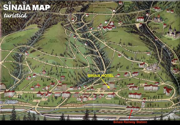 sinaia map